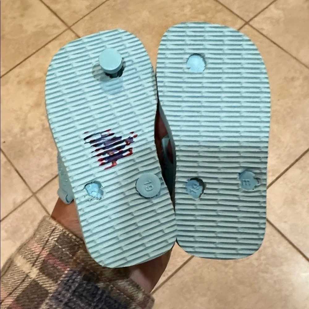 Havainas Disney Mickey Mouse Blue Sandals Flip Flops 5 infant